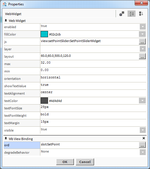 bms totals chart properties